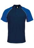 Kariban Baseball Cotton Piqué Polo Shirt