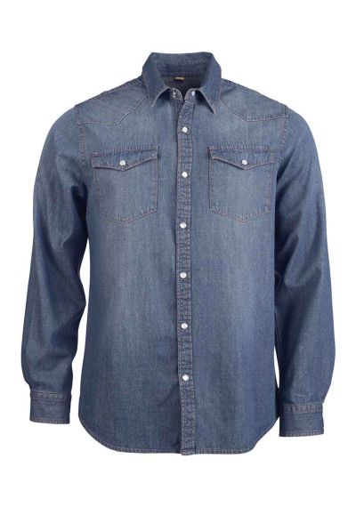 Kariban Long Sleeve Denim Shirt