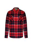 Kariban Sherpa Lined Checked Shirt Jacket
