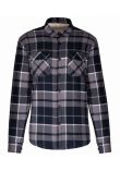 Kariban Sherpa Lined Checked Shirt Jacket