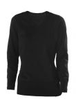 Kariban Ladies Cotton Acrylic V Neck Sweater