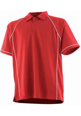 Finden + Hales Performance Piped Polo Shirt
