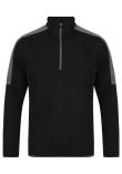 Finden + Hales Contrast Zip Neck Midlayer Top