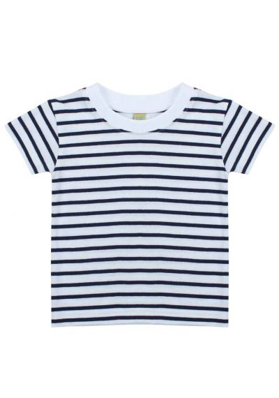 Larkwood Baby/Toddler Striped Crew Neck T-Shirt