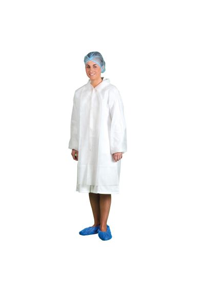 Portwest Disposable Visitors Coat PP (Pack of 200) D118