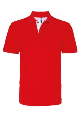Asquith & Fox Mens classic fit contrast polo