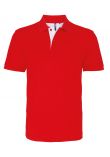 Asquith & Fox Mens classic fit contrast polo