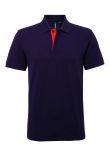 Asquith & Fox Mens classic fit contrast polo