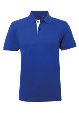 Asquith & Fox Mens classic fit contrast polo