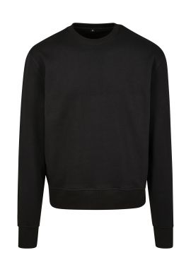 Build Your Brand Premium oversize crew neck