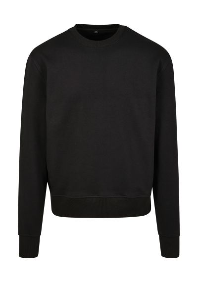 Build Your Brand Premium oversize crew neck