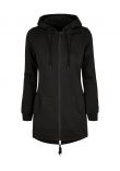 Build Your Brand Womens sweat parka