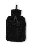 Ribbon Luxury classic faux fur hot water bottle and cover