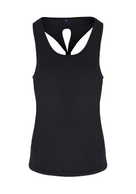 TriDri Womens TriDri yoga knot vest