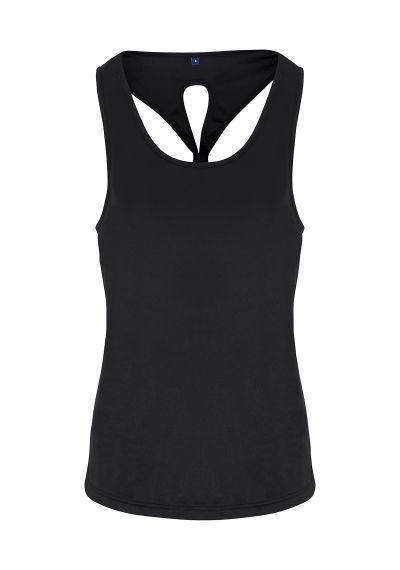 TriDri Womens TriDri yoga knot vest