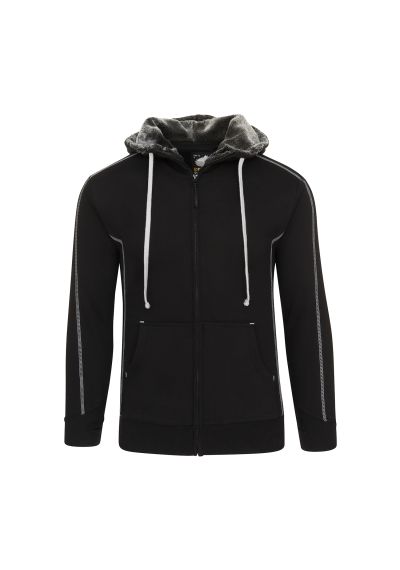 Orn Crane Fur-Lined Hoodie