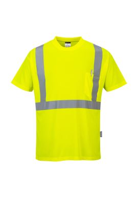 Portwest Hi-Vis Pocket T-Shirt