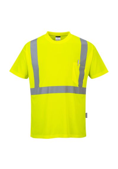 Portwest Hi-Vis Pocket T-Shirt