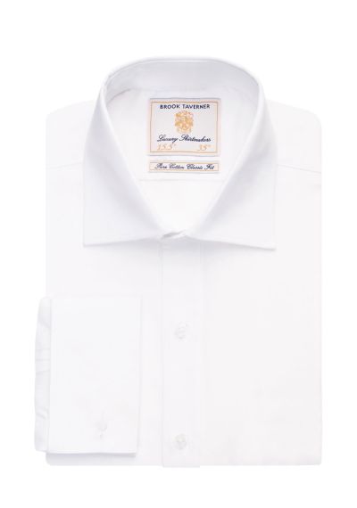 Brook Taverner Chester Classic Fit Shirt Cotton Poplin