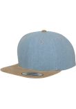 Flexfit by Yupoong Chambray-suede snapback (6089CH)