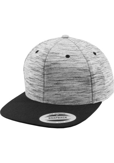 Flexfit by Yupoong Stripes melange crown snapback (6089SC)