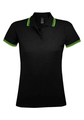 SOL'S Ladies Pasadena Tipped Cotton Piqu Polo Shirt