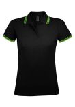 SOL'S Ladies Pasadena Tipped Cotton Piqu Polo Shirt