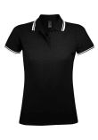 SOL'S Ladies Pasadena Tipped Cotton Piqu Polo Shirt