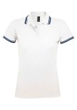 SOL'S Ladies Pasadena Tipped Cotton Piqu Polo Shirt