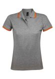 SOL'S Ladies Pasadena Tipped Cotton Piqu Polo Shirt