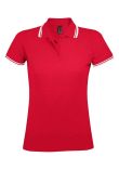 SOL'S Ladies Pasadena Tipped Cotton Piqu Polo Shirt