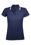SOL'S Ladies Pasadena Tipped Cotton Piqu Polo Shirt