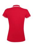 SOL'S Ladies Pasadena Tipped Cotton Piqu Polo Shirt