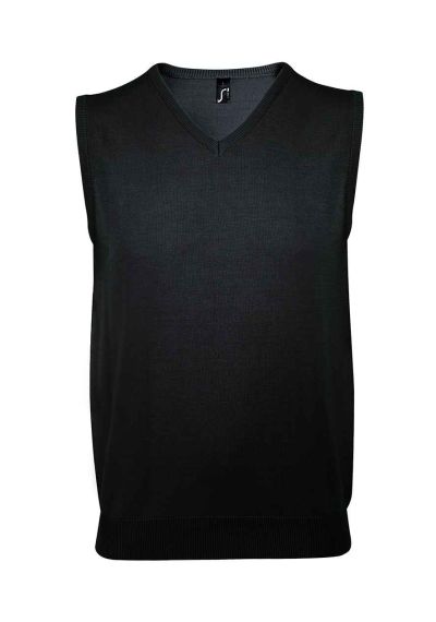 SOL'S Unisex Gentlemen Sleeveless Cotton Acrylic V Neck Sweater