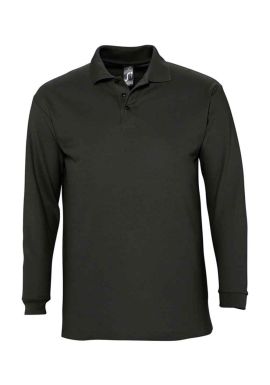 SOL'S Winter II Long Sleeve Cotton Piqu Polo Shirt