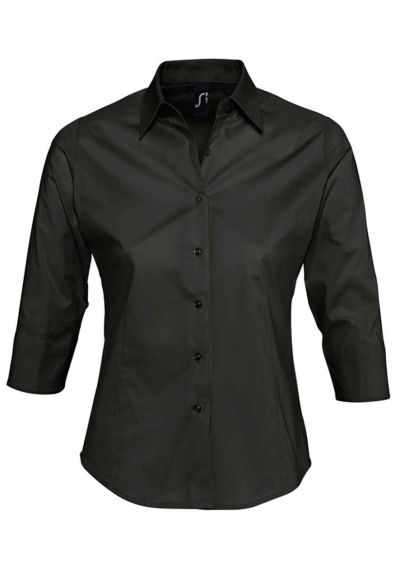 SOL'S Ladies Effect 3/4 Sleeve Fitted Shirt
