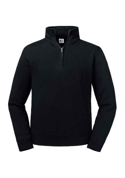 Russell Authentic Zip Neck Sweatshirt