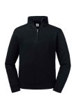 Russell Authentic Zip Neck Sweatshirt