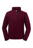 Russell Authentic Zip Neck Sweatshirt