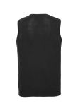 Russell Collection Sleeveless Cotton Acrylic V Neck Sweater