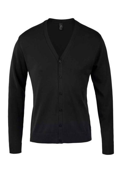 SOL'S Golden Cotton Acrylic V Neck Cardigan