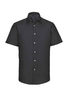 Russell Collection Short Sleeve Tailored Oxford Shirt