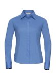 Russell Collection Ladies Long Sleeve Fitted Poplin Shirt