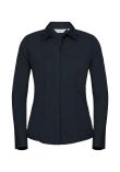 Russell Collection Ladies Long Sleeve Fitted Poplin Shirt
