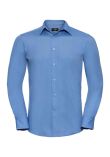 Russell Collection Long Sleeve Tailored Poplin Shirt