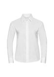 Russell Collection Ladies Long Sleeve Easy Care Oxford Shirt