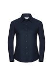 Russell Collection Ladies Long Sleeve Easy Care Oxford Shirt