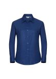 Russell Collection Ladies Long Sleeve Easy Care Oxford Shirt