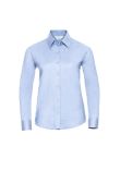 Russell Collection Ladies Long Sleeve Easy Care Oxford Shirt
