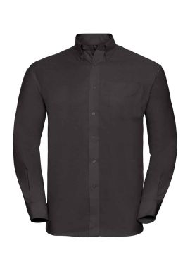 Russell Collection Long Sleeve Easy Care Oxford Shirt